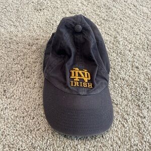 Notre Dame Navy Cap with Gold Details